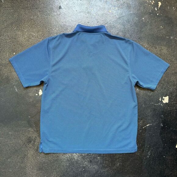 Grand Slam Golf Blue Thick Polyester Polo Shirt Mens Size XL Small Snares - Picture 8 of 9
